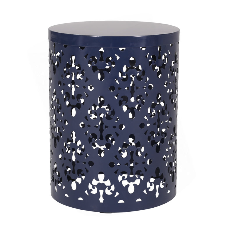 Outdoor Metal End Table -Large