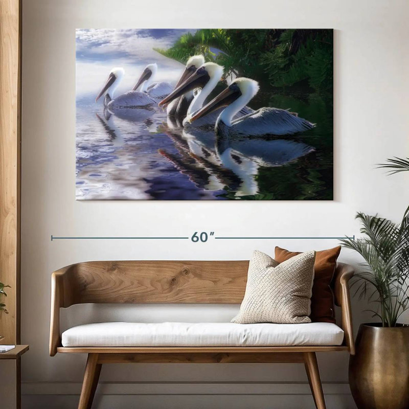 Crowic Pelicans, H 34 po x l 51 po