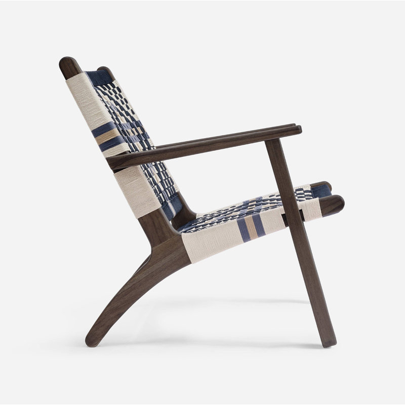 Masaya Armchair, Coffee, Colonial Pattern