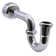 Freestanding Pedestal Sink Supply Kit with P-Trap and Cross Handles