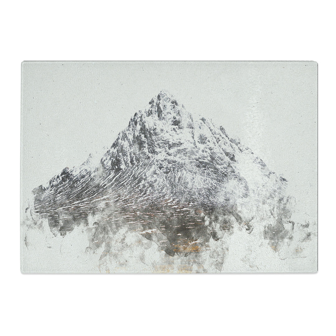 Tempered Glass Mountain in Scotland Chopping Board