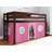 Johannes Solid Wood Twin Low Loft Bed with Ladder and Tent-208540156-208540034