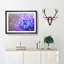 Lilac & Blue Chrysanthemum - Picture Frame Graphic Art Print-56859986-56859987