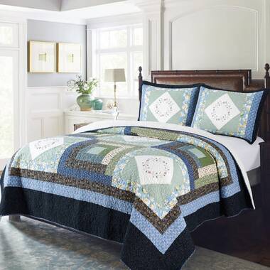 Nautica Emmet Patchwork Cotton Quilt Set