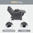 Goggans Kids Recliner with Anti-Tilt, Cup Holder-141173225