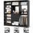 Danniele Freestanding Closet System with Mirror and Wooden Drawers-555411257