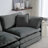 Chenille Two-Seater Sofa With 1 Footrest, 2 Seater L-Shaped Sectional With Ottoman,Loveseat With Ottoman For Small Living Space Chenille-672467075