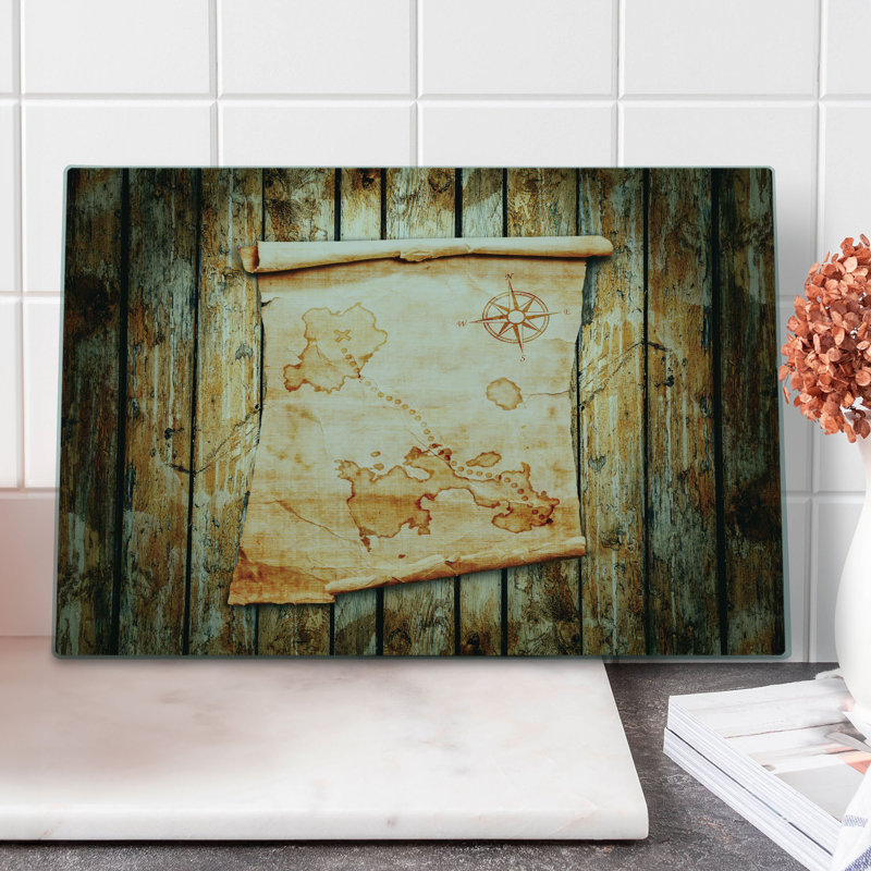 Planche à découper en verre christam east urban home