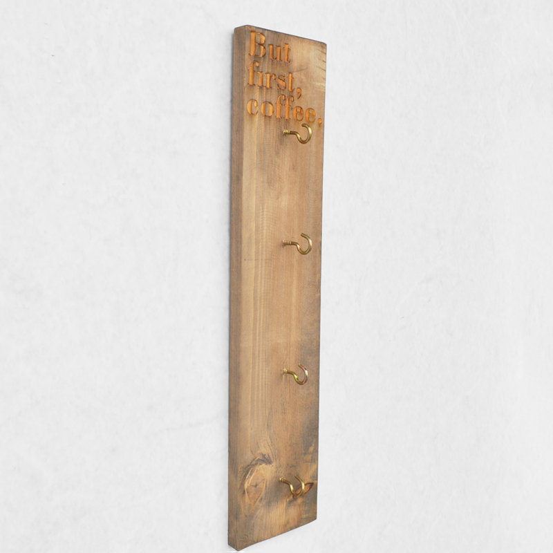 Tablette flottante en bois massif Mariela