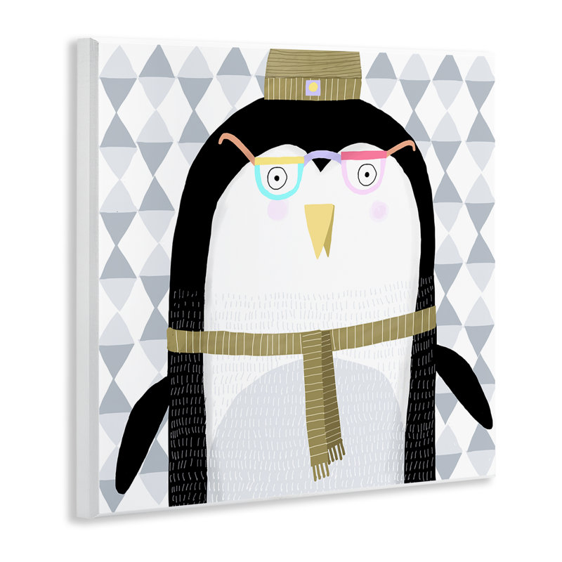 Art mural, "Penguin in Beanie Hat", par Carla Daly