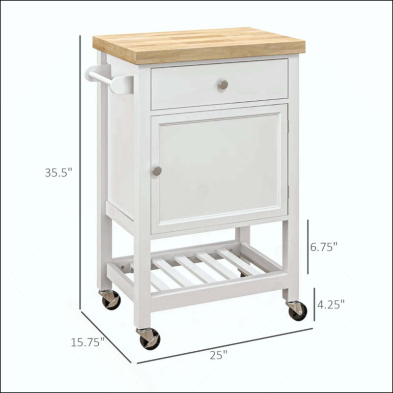 Îlot de cuisine mobile, chariot de cuisine roulant