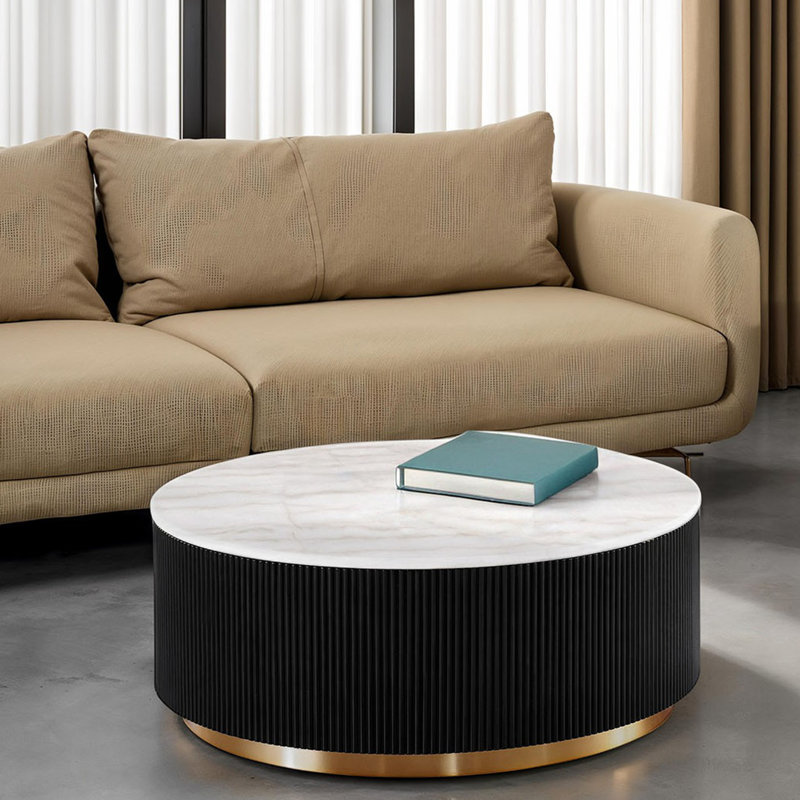 1Pc Round Cocktail Table