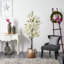 Arbre artificiel 72 po Argent-1865701685
