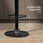 Barakah Swivel Adjustable Height Bar Stool with Steel Frame-677259513