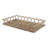 Honeycomb 19.75" Rustic Bohemian Hand-Woven Rattan Tray-621692757