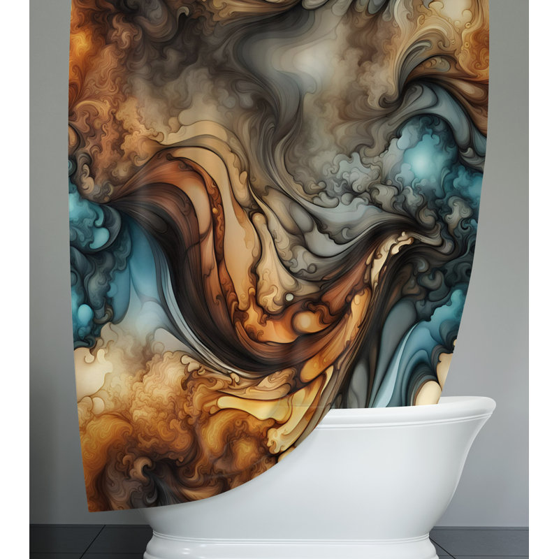 Rideau de douche Evelyngrace, H 93 po x l 70 po
