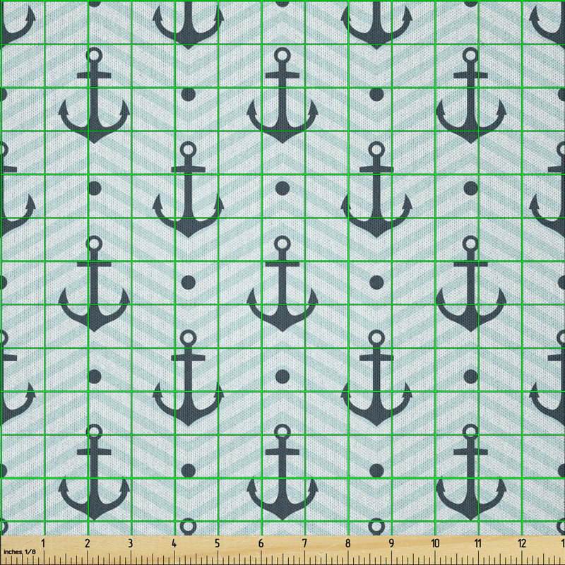 Daelani Waves Monochromic Work Fabric