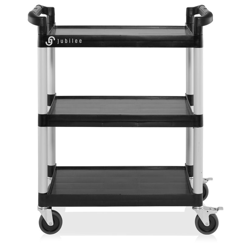 Utility Cart with Wheels, 37.5" H x 31.5" W x 16" D