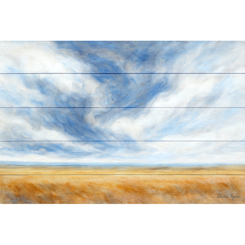 «Vast Prairie Sky», impression sur toile de bois, H 36 po x l 48 po