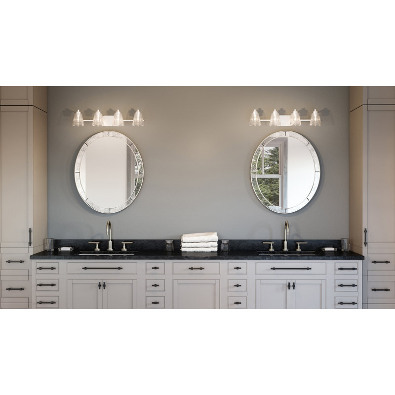 Éclairage pour meuble-lavabo 4 lumières Haskett