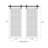 Lucia Frosted Glass Wood Barn Doors with Installation Hardware Kit-55746013-55746019-55746014