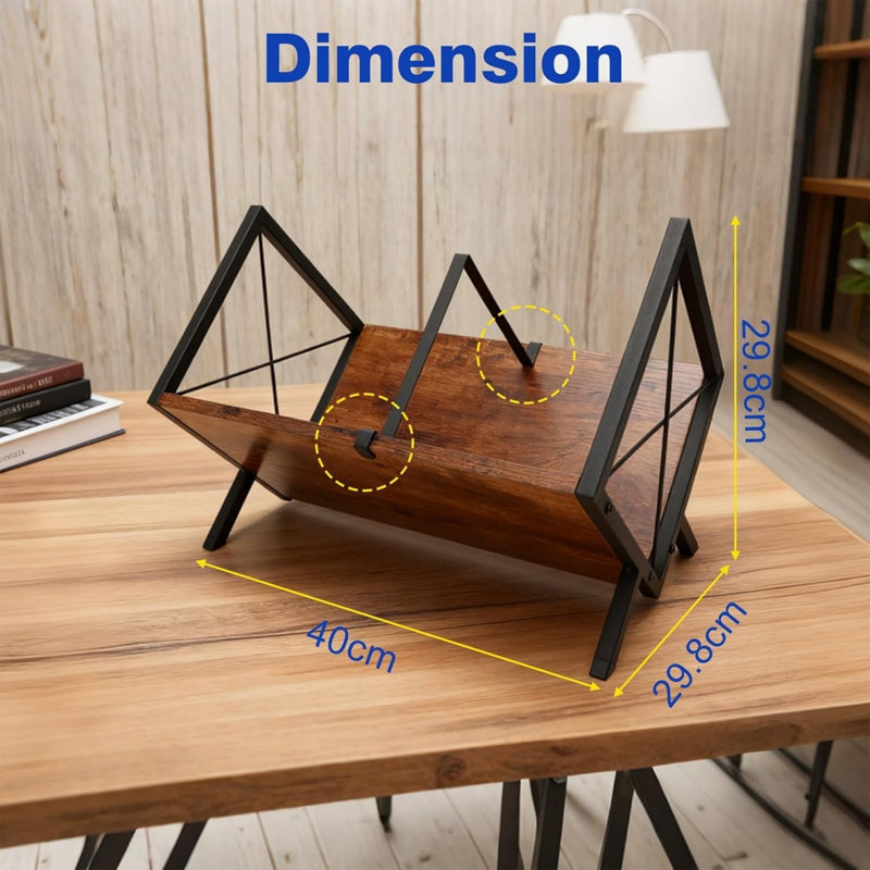 29.8 cm H Media Shelves