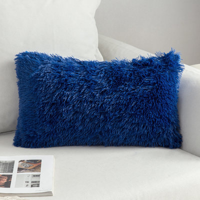 Faux Fur Throw Pillow