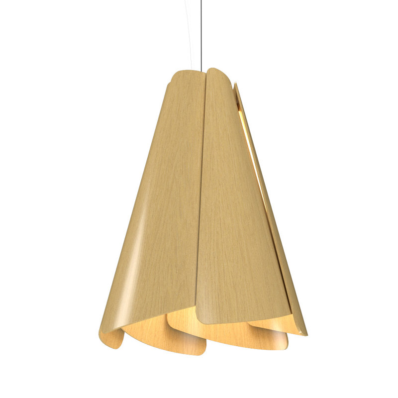 Luminaire suspendu accord fuchsia 1363, Or biologique