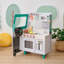  Teamson Kids Play Taco Truck Playset, Two-Sided Play Kitchen with Steering Wheel, Oven, Sink & Taco Accessories