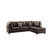 Robney Faux Leather L-Shaped Sectional Right Hand Facing-124434337