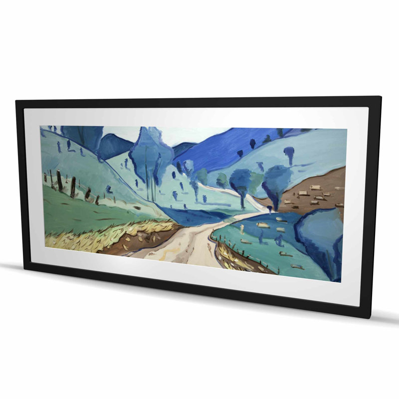 Toscane - décor de montagnes encadrées