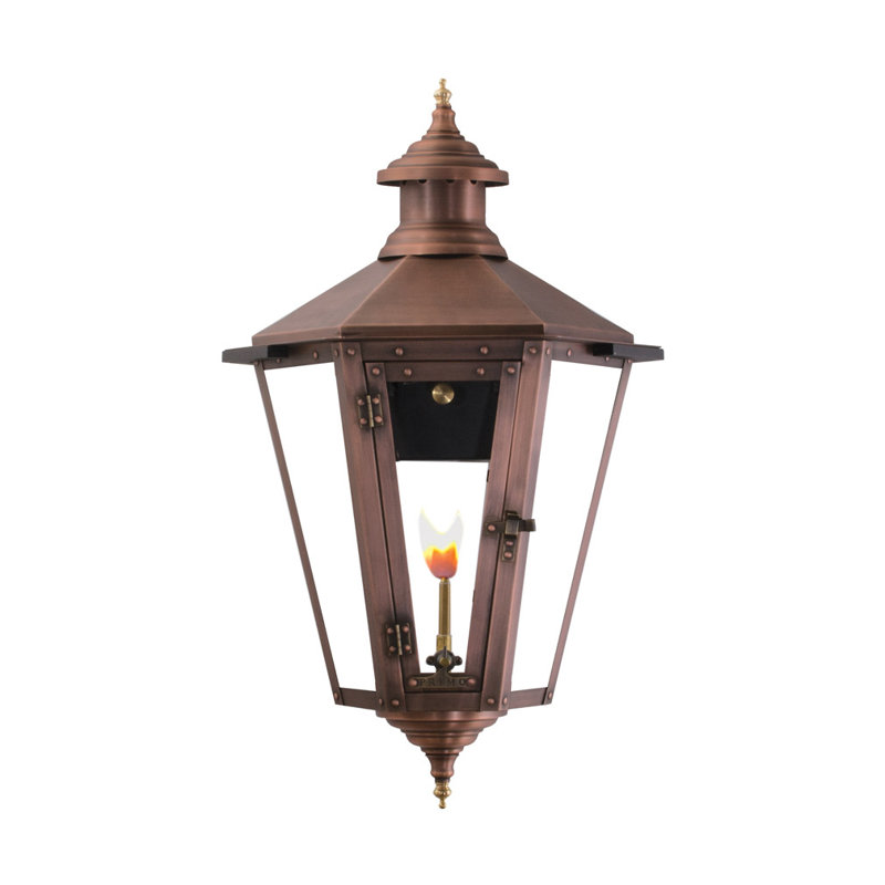 Notoway Outdoor Wall Lantern, 17" H x 16" W x 16" D
