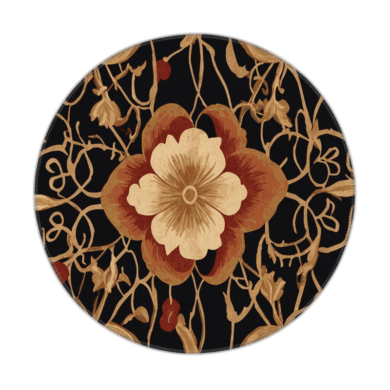 Aurelian Wonder Indoor And Outdoor Area Rug, Round 5'