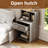 Modern Farmhouse Nightstand With shelves-979602459