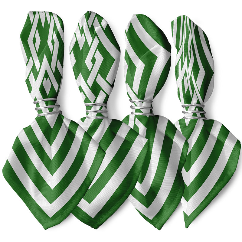 Ensemble de serviettes 4 pièces Aksel, Vert