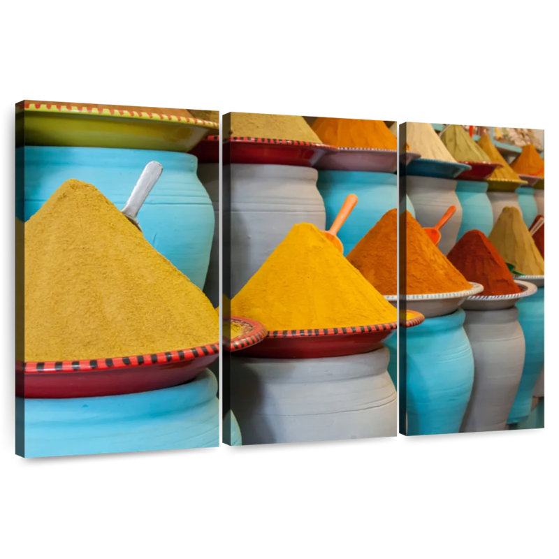 Yarlin, épices colorées vibrantes, H 42 po x l 65 po