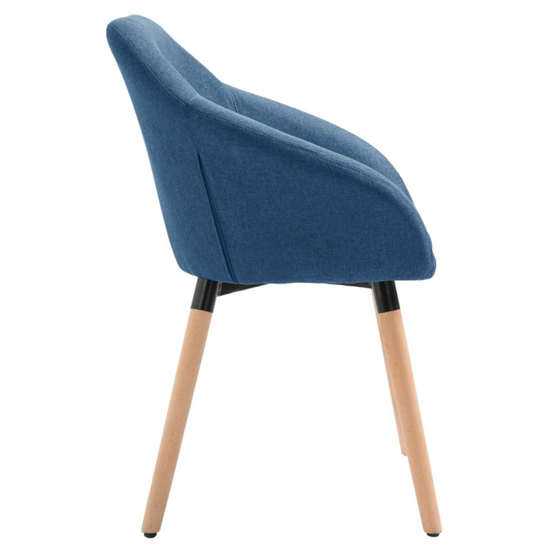 Chandlerville 19.7'' H Fabric Upholstered Armchair, Blue