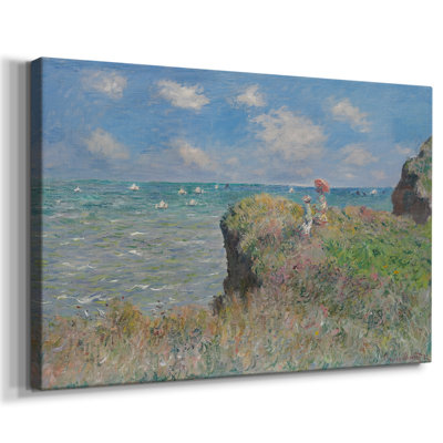 Cliff Walk at Pourville-Claude Monet-Gallery Wrapped Canvas-1882