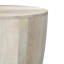 Elmbrook 21"W Solid Mango Wood Modern Drum End Table-1048308295
