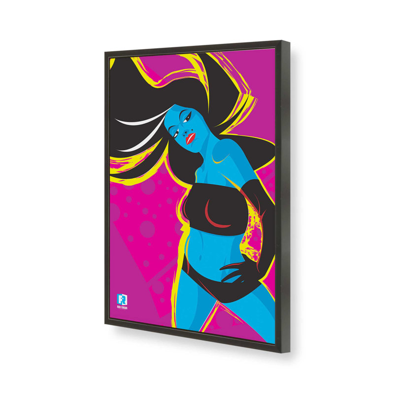 Grace In Motion, reproduction d'art, H 11 po x l 9 po, Impression encadrée sans passe-partout, Satin Black