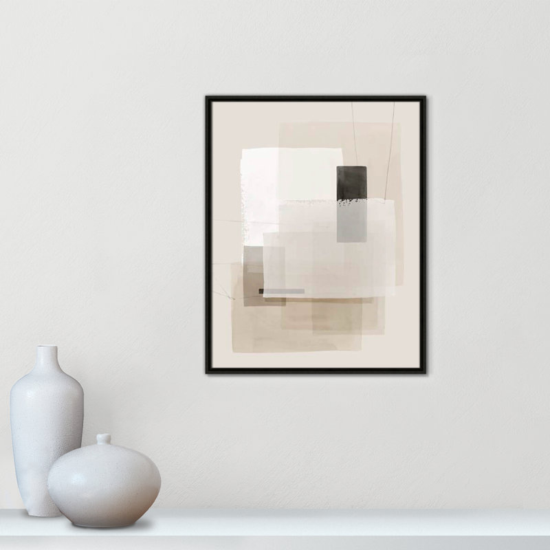 «Mystical Momentum II» par Hazel J, Pas de tapis, H 29,5 po x l 23,5 po x P 2 po, Cadre flottant espresso