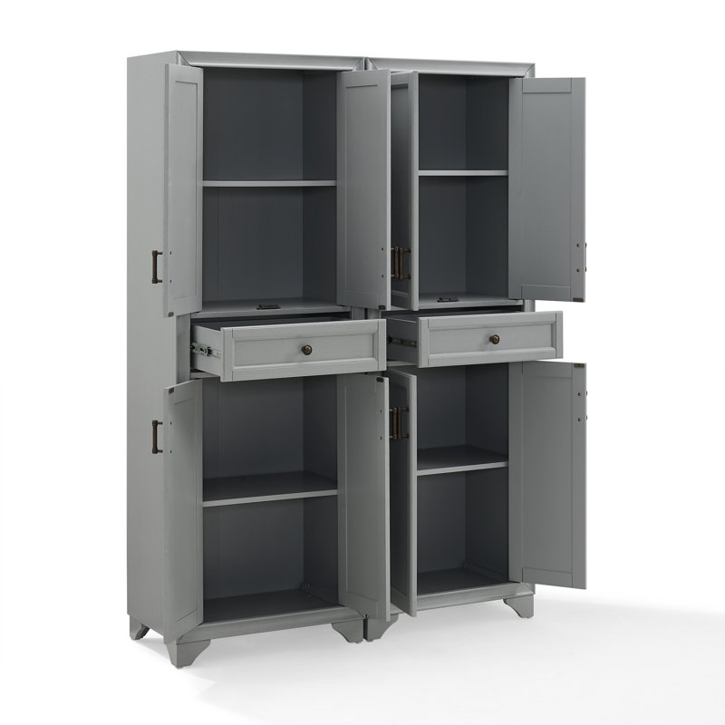 Garde-manger de 67,75 po Jesse, Gris