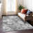 Machine Washable Indoor/Outdoor Chantille ACN1562 Gray Rug-1540093115