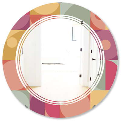 Miroir mural sans cadre contemporain & c