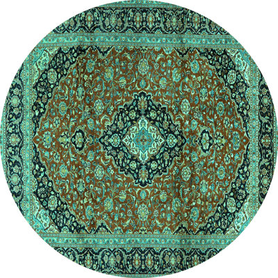 Tapis brun / vert