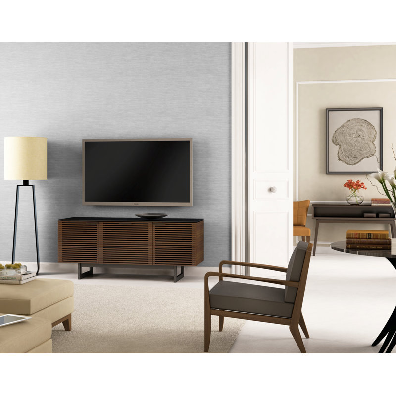 Corridor Media Console, Natural Walnut
