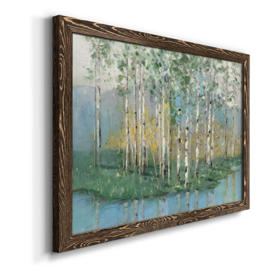 " Birch Reflections Revisited " Painting Print