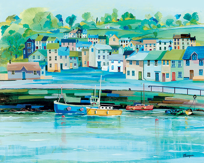 Jeremy Thompson - Painting, 40cm H x 50cm W, Linen