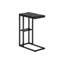 Table à collation avec fabrication en stratifié semblable au marbre noir et en métal pour une utilisation à domicile