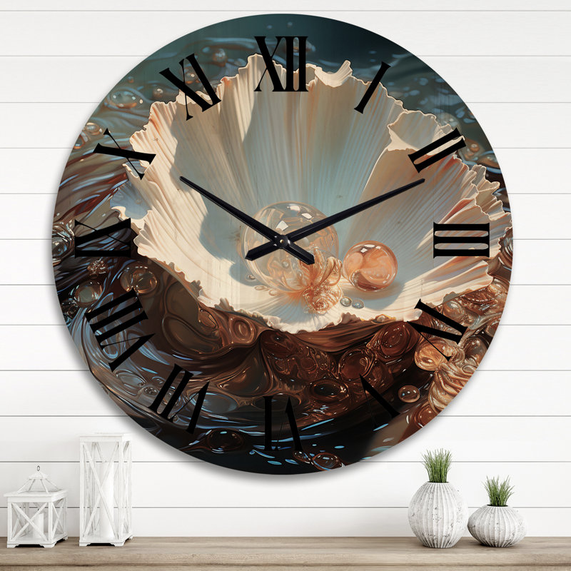 Horloge murale Annjanette, Très grand